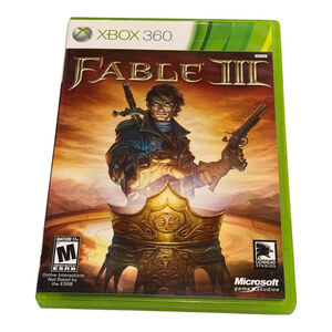 Fable III Xbox 360 Video Game Complete Case Manual Tested Microsoft RPG Fantasy